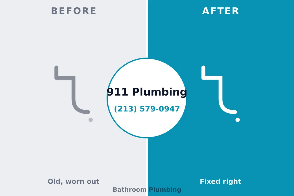 Before and after: plumbing repair Dagsboro, DE
